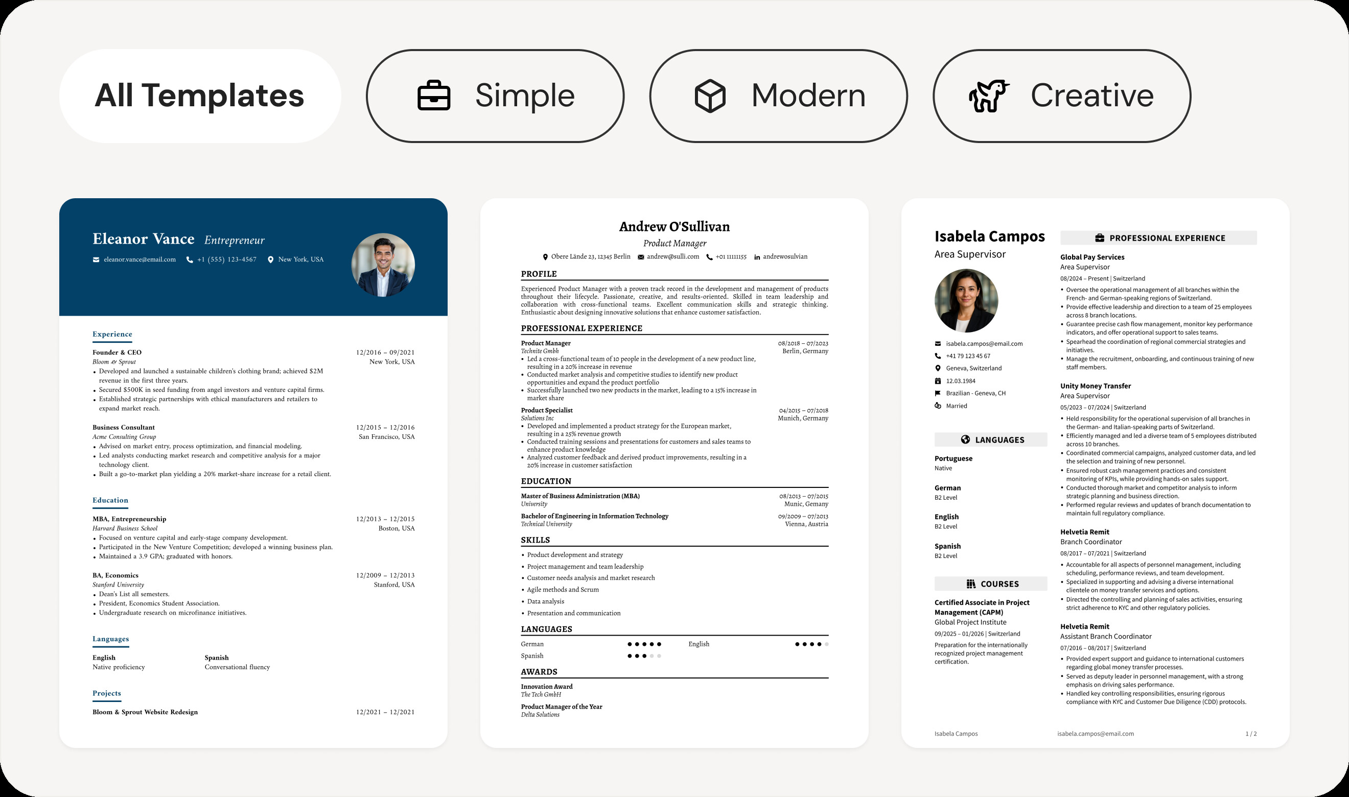 Free Online Resume Builder CV Maker Free FlowCV free-online-resume-builder-cv-maker-free-flowcv